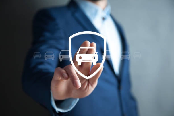 man touching in car in screen